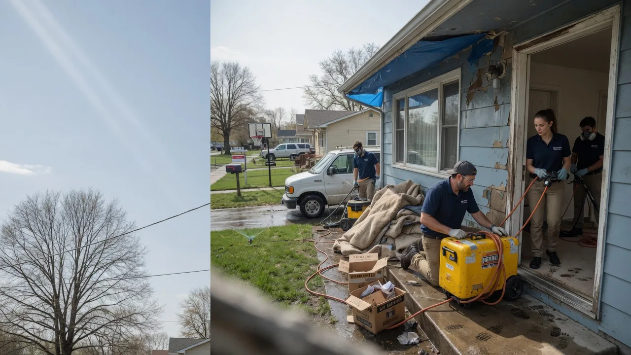 Basement Flood Cleanup in Manitowoc, WI near me